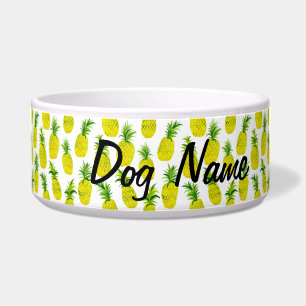 Panananas Partij Gepersonaliseerd Pet Water of Foo Voerbakje