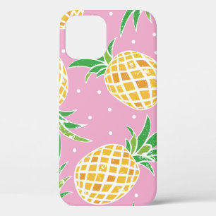 Pananas, liefst roze stipjes iPhone 12 hoesje