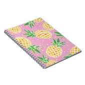 Pananas, liefst roze stipjes notitieboek (Rechterzijde)