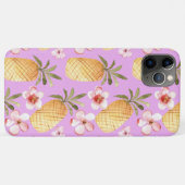 Pananassische retrospectieve tropische druk op lil Case-Mate iPhone case (Achterkant (horizontaal))