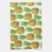Pananassispatroon waterverf theedoek (Verticaal)