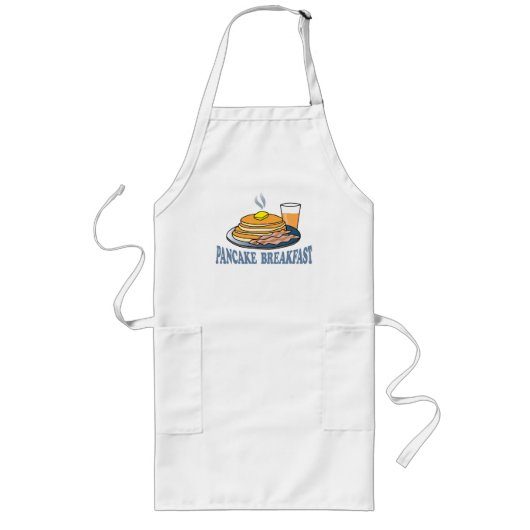 Pancake Bacon Juice Fundraiser Lang Schort (Voorkant)