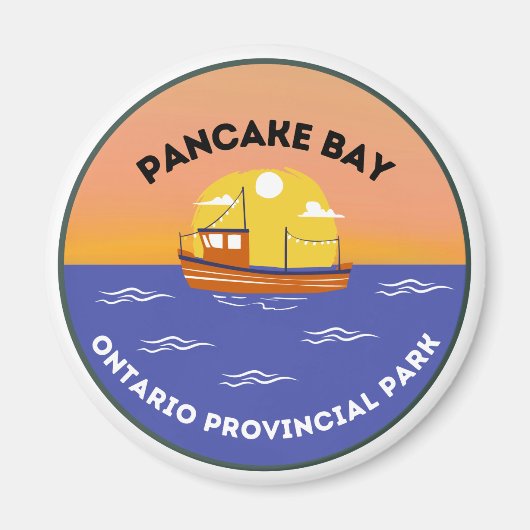 Pancake Bay Ontario Provincial Park Magnet (Devant)
