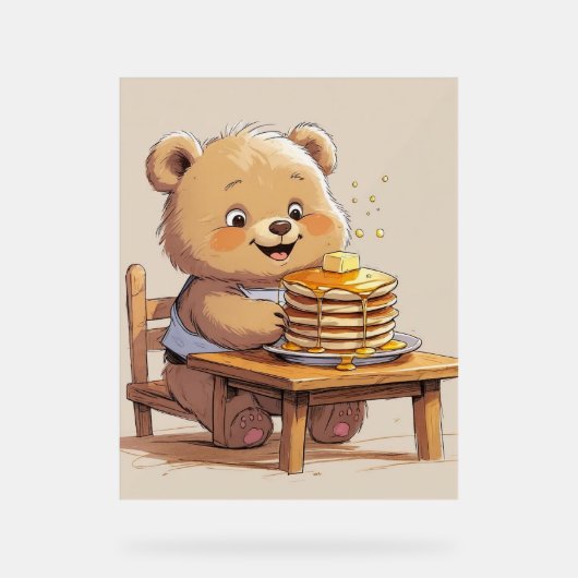 Pancake Bear Poster (Voorkant)