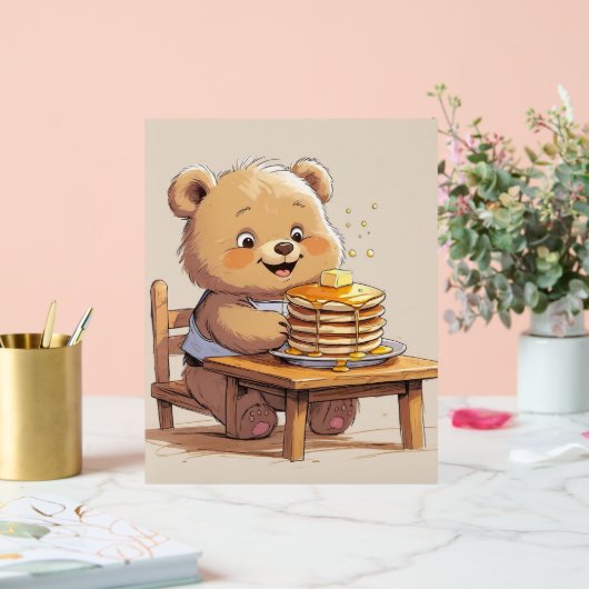 Pancake Bear Poster (Mariage)