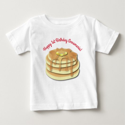 Pancake Birthday Party Flapjack Cute Kinder (Voorkant)