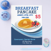 Pancake Breakfast Event Flyer (Enkel)