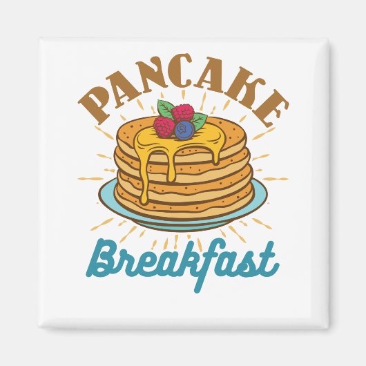 Pancake Breakfast Pancakes Lover Magneet (Voorkant)