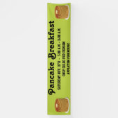 Pancake Breakfast Spandoek (Verticaal)