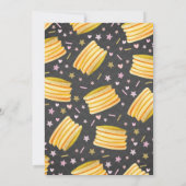 Pancake et pyjamas Anniversaire Invitation PJ's Pa (Dos)