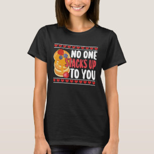 Pancake Kinder Valentijnsdag Niemand stapt tot Y T-shirt