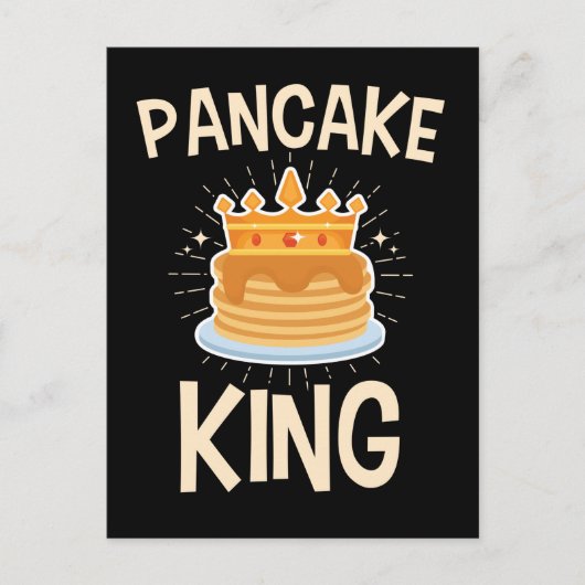 Pancake King Briefkaart (Voorkant)