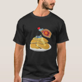 Pancake Lover T shirt Love Pancakes T-shirt Maple  (Voorkant)