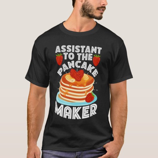 Pancake Maker Pancakes Breakfast Love  1 T-shirt (Voorkant)