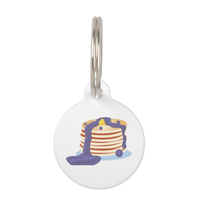 Pancake Stack Huisdierpenning (Voorkant)