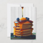 Pancake Supper - Fat Dinsdag Uitnodiging (Voorkant)