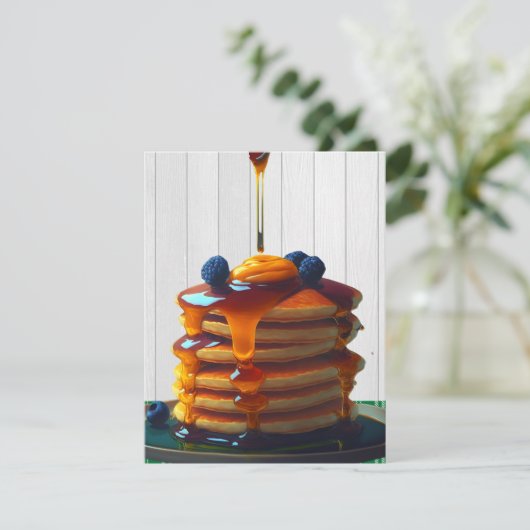 Pancake Supper - Fat Dinsdag Uitnodiging (Staand voorkant)