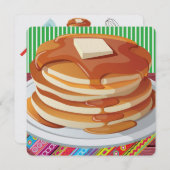 Pancake Supper - Vet dinsdag Kaart (Voorkant / Achterkant)