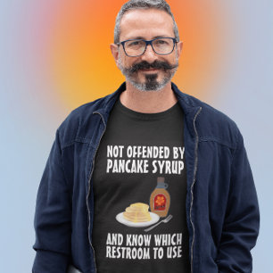 PANCAKE SYRUP EN RESTROOM CONSERVATIEVE MANNEN SHI TRUI