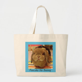 Pancake the Bunny grocery bag Grote Tote Bag