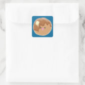 Pancake! Vierkante Sticker (Tas)