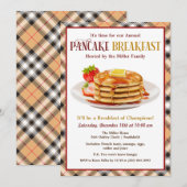 Pancakes and Breakfast Invitation (Devant / Derrière)