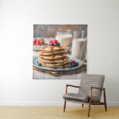 Pancakes and Milk Wandkleed (In situ)