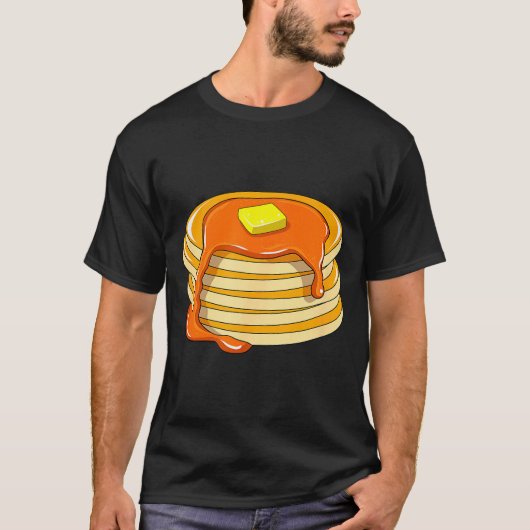 Pancakes And Syrup T-shirt (Voorkant)