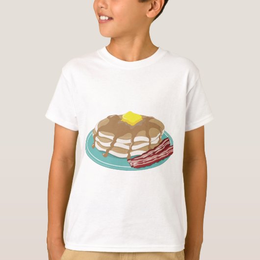 Pancakes Bacon T-shirt (Voorkant)