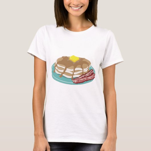 Pancakes Bacon T-shirt (Voorkant)