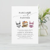 Pancakes et culottes Invitation à la douche nuptia (Debout devant)