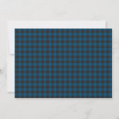 Pancakes Et Pyjamas Anniversaire Invitation Plaid (Dos)