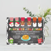 Pancakes et Pyjamas Invitation de vacances (Debout devant)