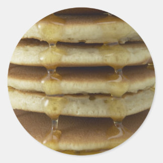 Pancakes et stickers sirop