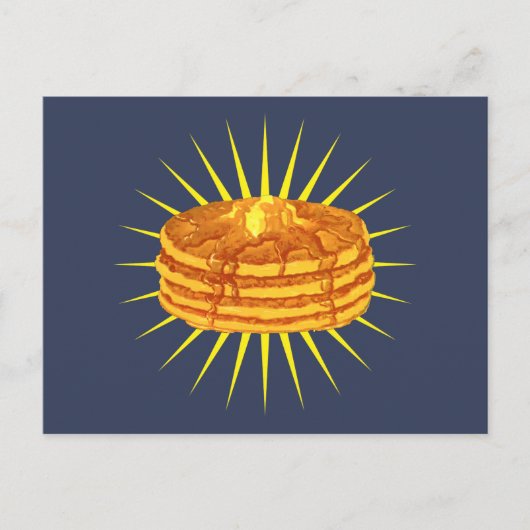 Pancakes Hotcakes Maple Syrup & Butter Briefkaart (Voorkant)