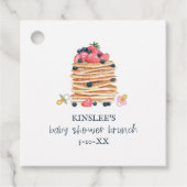 Pancakes & Pacifiers Baby shower Brunch Bedankjes Labels (Voorkant)