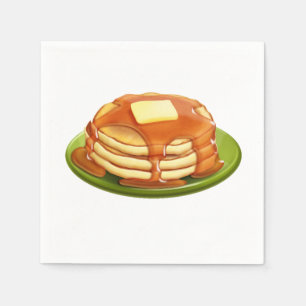 Pancakes Paper Napkins Servetten