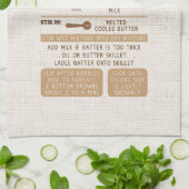 Pancakes Recipe Kitchen Towel Theedoek (Gevouwen)