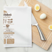 Pancakes Recipe Kitchen Towel Theedoek (Quarter Fold)