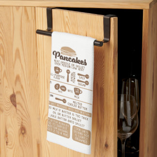 Pancakes Recipe Kitchen Towel Theedoek