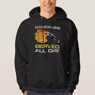 Pancakes Served Day Fun Lineman Football Chris Hoodie