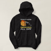 Pancakes Served Day Fun Lineman Football Chris Hoodie (Design voorkant)