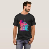 Pancakes Synthwave 80s Retrowave Aesthetic 1 T-shirt (Voorkant volledig)