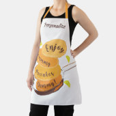 Pancakes Yummy Quote Breakfast Cooking Schort (Insitu)