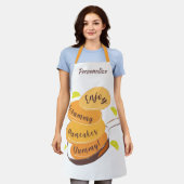 Pancakes Yummy Quote Breakfast Cooking Schort (Gedragen)