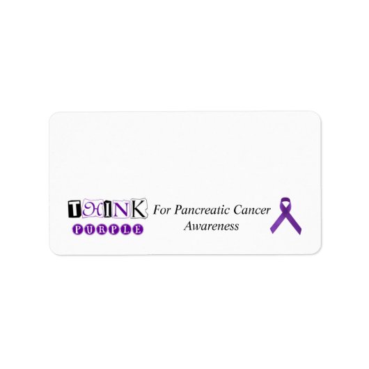 PanCan Bewustzijn Mailing Labels (Voorkant)