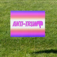 Anti-Trump / Baisse le pied, signe