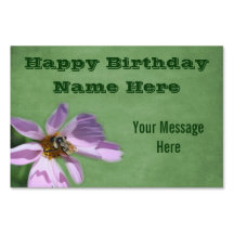 Bee On Cosmos Flower Joyeux Anniversaire