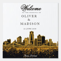 Bienvenue au mariage moderne à Portland dans le Ma