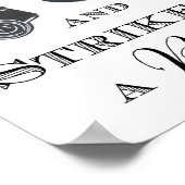 Pancarte de Mariage Photobooth Affiche Saisir un A (Coin)